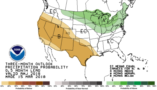 April Jun Precip outlook 2018